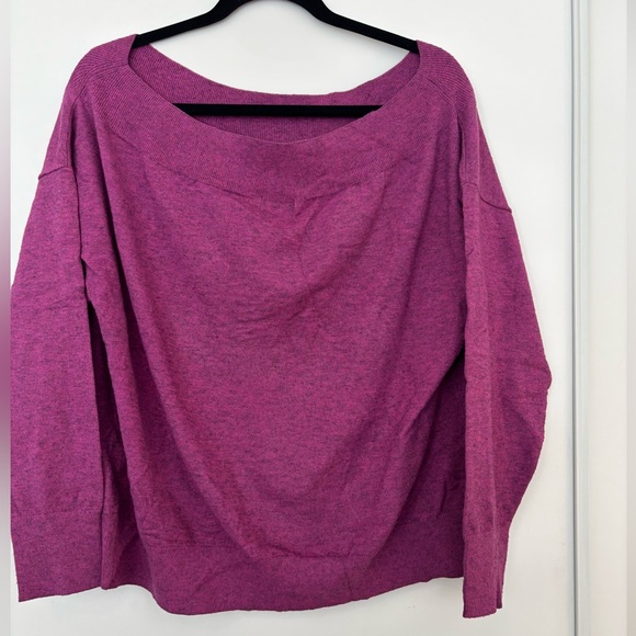 Reitmans Purple Crew Neck Sweater - Picture 1 of 3